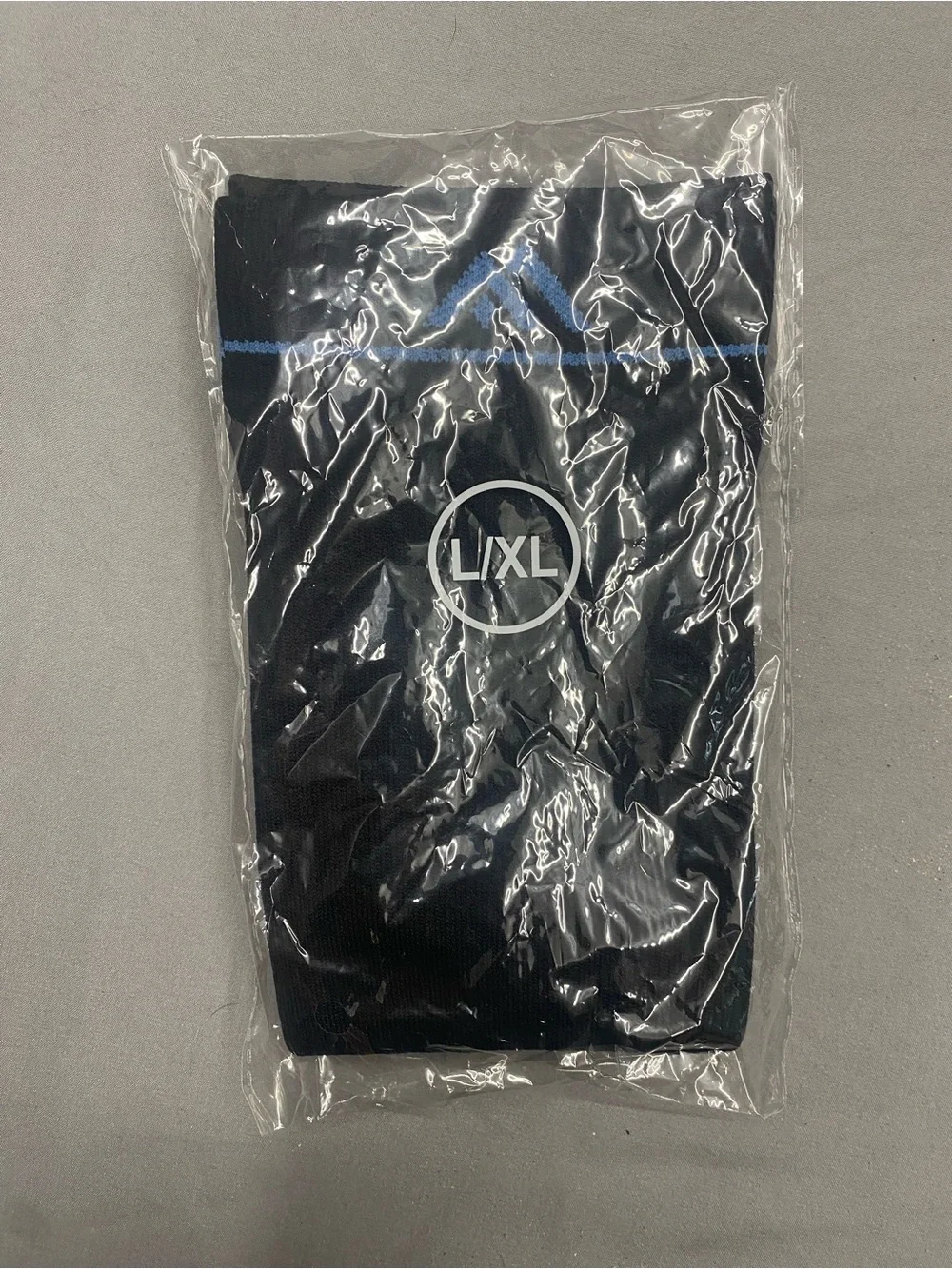 Men's Compression Socks - Black with Blue Accents